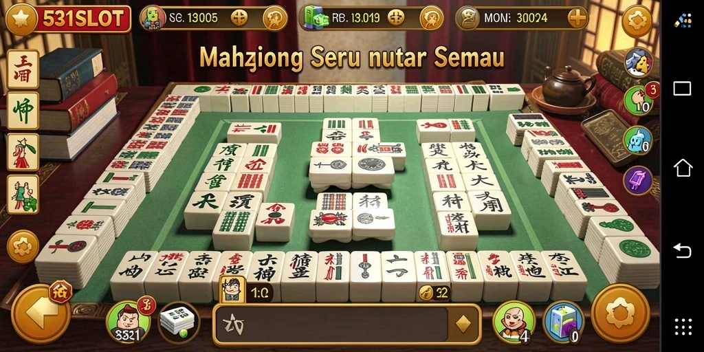 Tampilan gameplay menarik dari 531SLOT yang memikat pemain Mahjong.