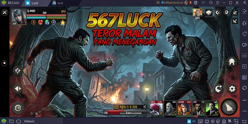 Screenshot menampilkan gameplay menegangkan di 567LUCK.