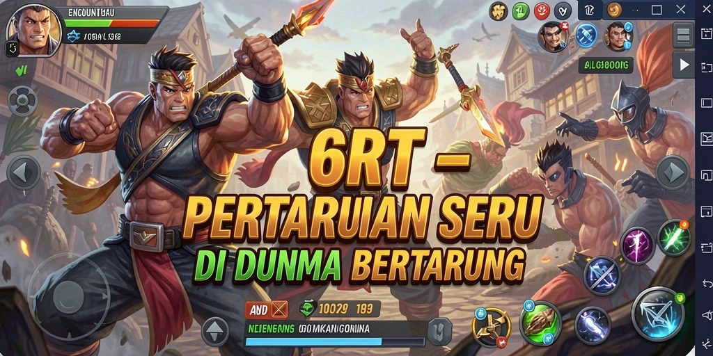 Tampilan menarik dari game Fighting 6RT yang memberikan pengalaman pertarungan intens.