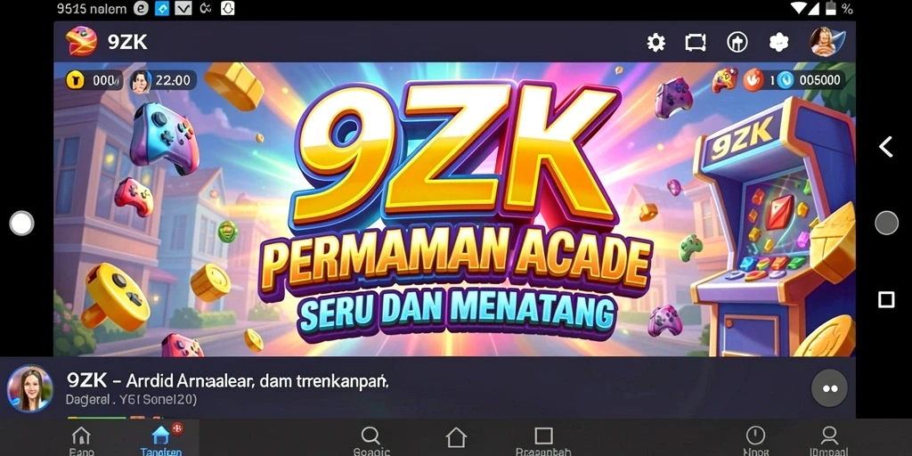 Tangkapan layar gameplay <strong>9ZK</strong> yang menampilkan aksi seru dan tantangan Arcade.