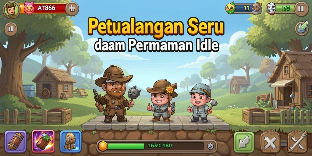 Tampilan gameplay AT866 yang menarik dan interaktif.