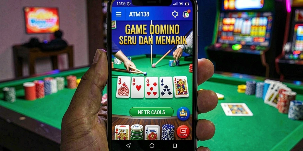 Tampilan gameplay <strong>ATM138</strong> yang mengasyikkan dalam permainan domino.
