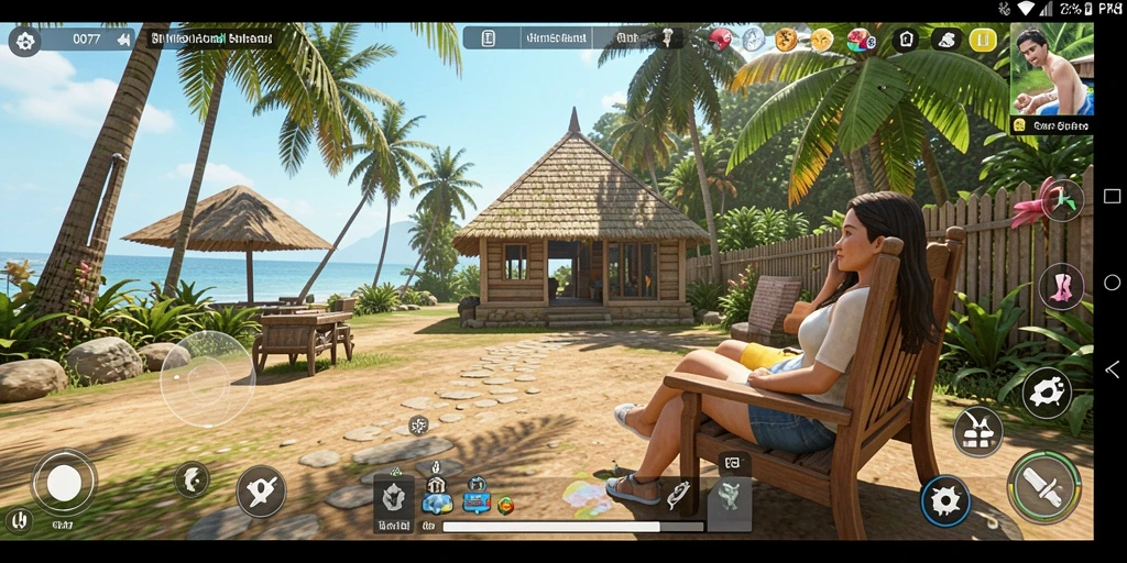 Tampilan gameplay C0077 yang menarik dan penuh warna.