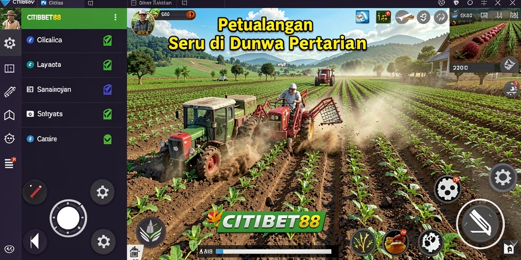 Gameplay seru bertani di CITIBET88 dengan grafis yang menarik.