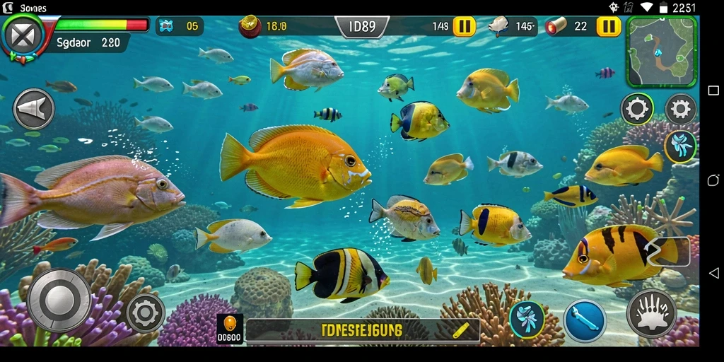 Tampilan gameplay seru dalam game Tembak Ikan IDR89.