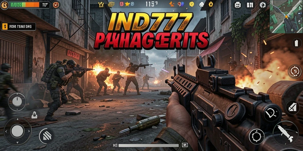 Tampilan gameplay IND777 yang mendebarkan dalam pertempuran TPS.