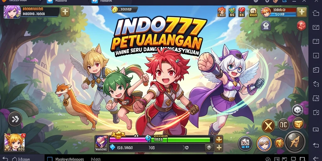 Gameplay seru dalam dunia anime yang penuh warna.