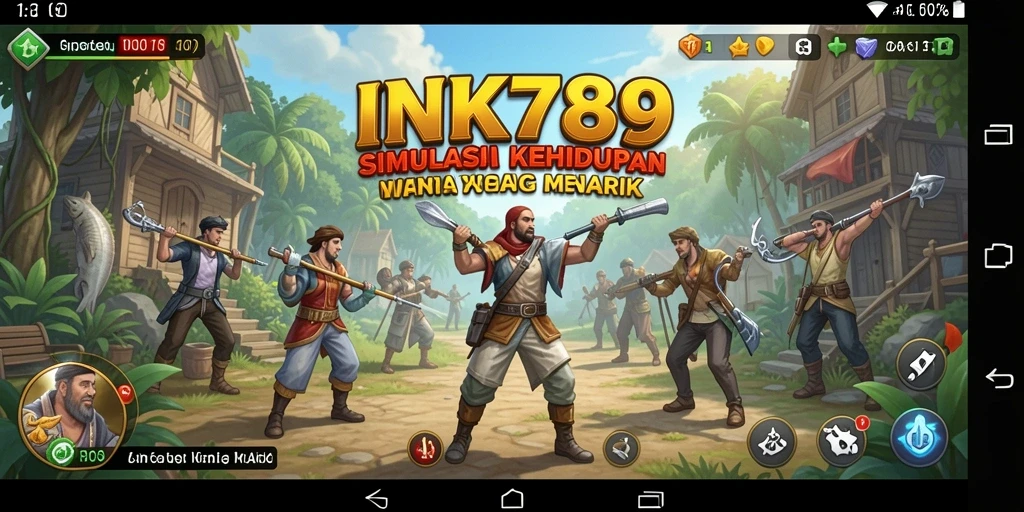 Screenshot utama INK789 yang menunjukkan atmosfer gameplay simulasi yang mendalam.