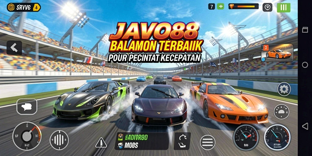 Tangkap momen mendebarkan dari gameplay balapan mobil dengan JAVO88.