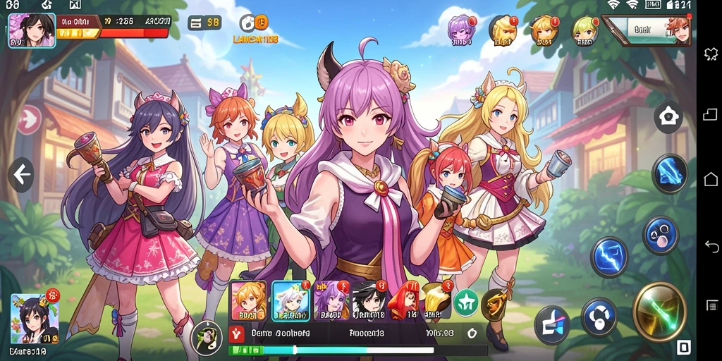 Screenshot LANCAR138 menampilkan aksi seru dari karakter anime.