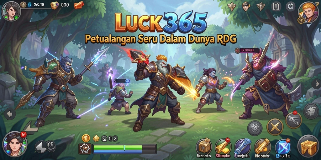 Tampilan gameplay LUCK365 yang mendebarkan di dunia RPG.