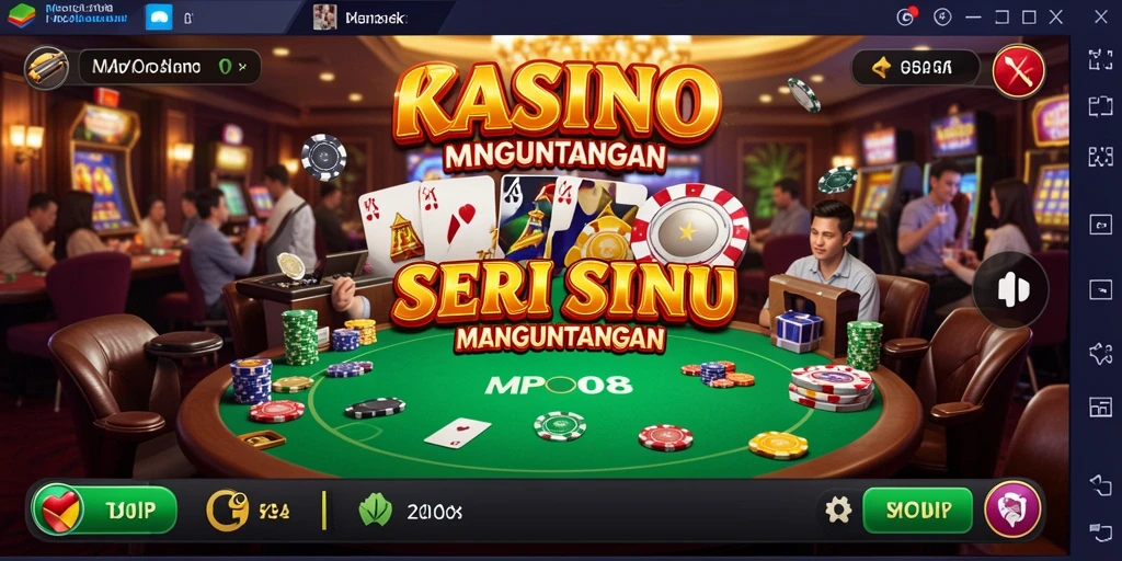 Gameplay seru dalam aplikasi Kasino MPO08 dengan berbagai pilihan permainan.