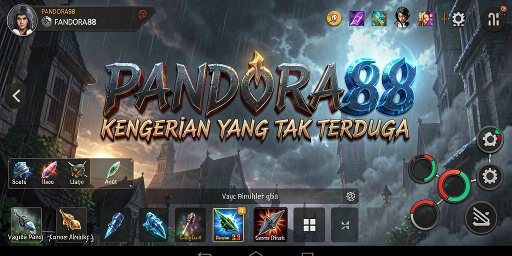 Screenshot dari gameplay PANDORA88 yang menegangkan dan menyeramkan.