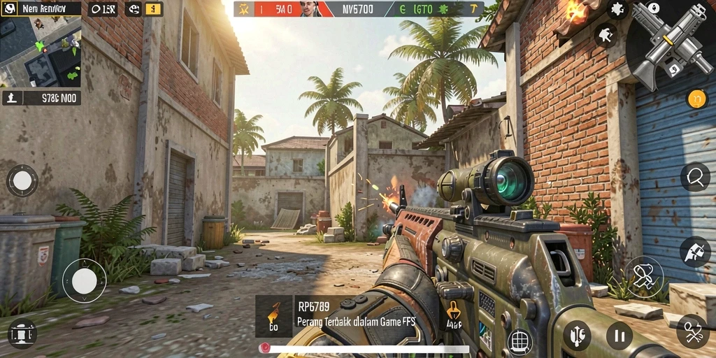 Tangkapan layar gameplay RP6789 menampilkan aksi mendebarkan dan grafis menawan.