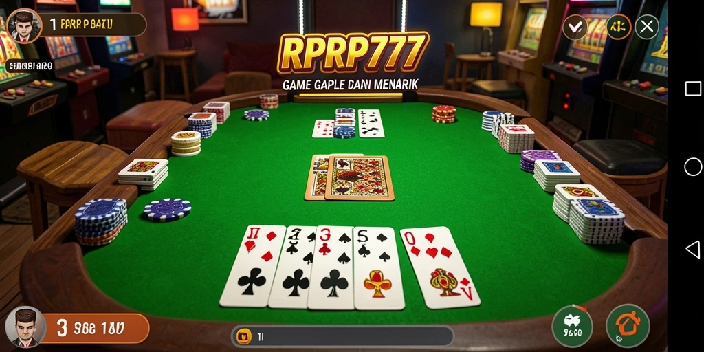 Tampilan gameplay seru RPRP777 saat bermain Gaple.