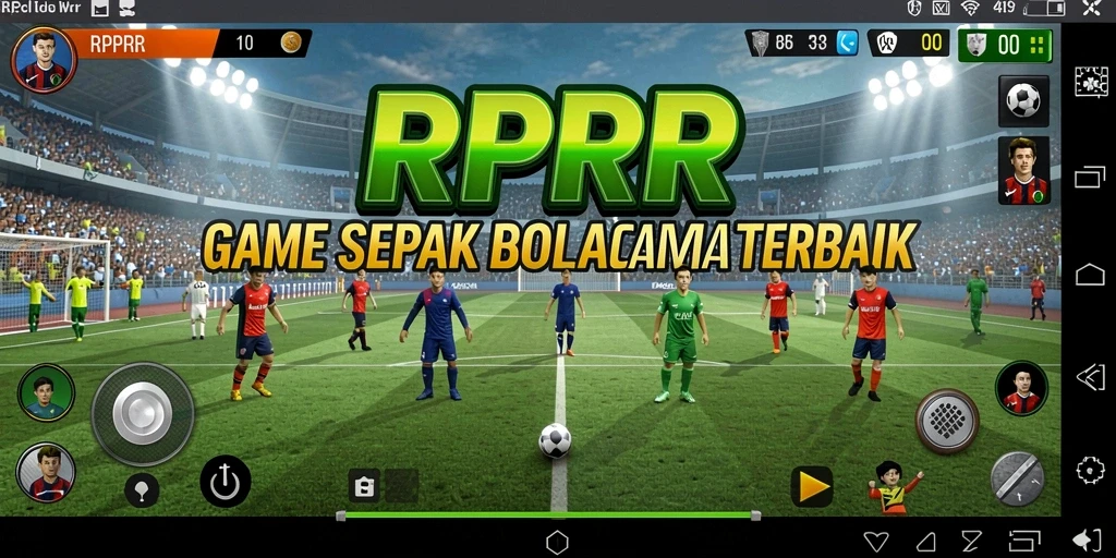 Tampilan gameplay yang mendebarkan di RPRR saat bertanding.