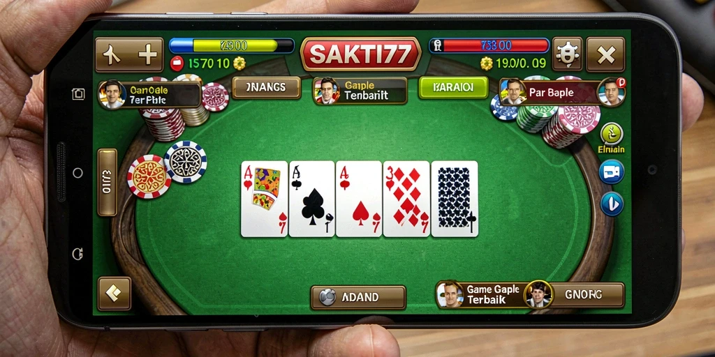 Tampilan gameplay menarik dari SAKTI77 dengan pemain yang bersemangat.