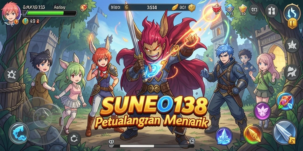 Screenshot gameplay SUNEO138 menampilkan aksi seru di dunia anime.