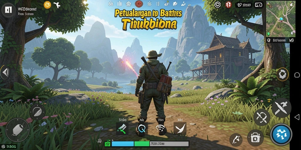 Tampilan gameplay WDBOS yang memukau dan luas.