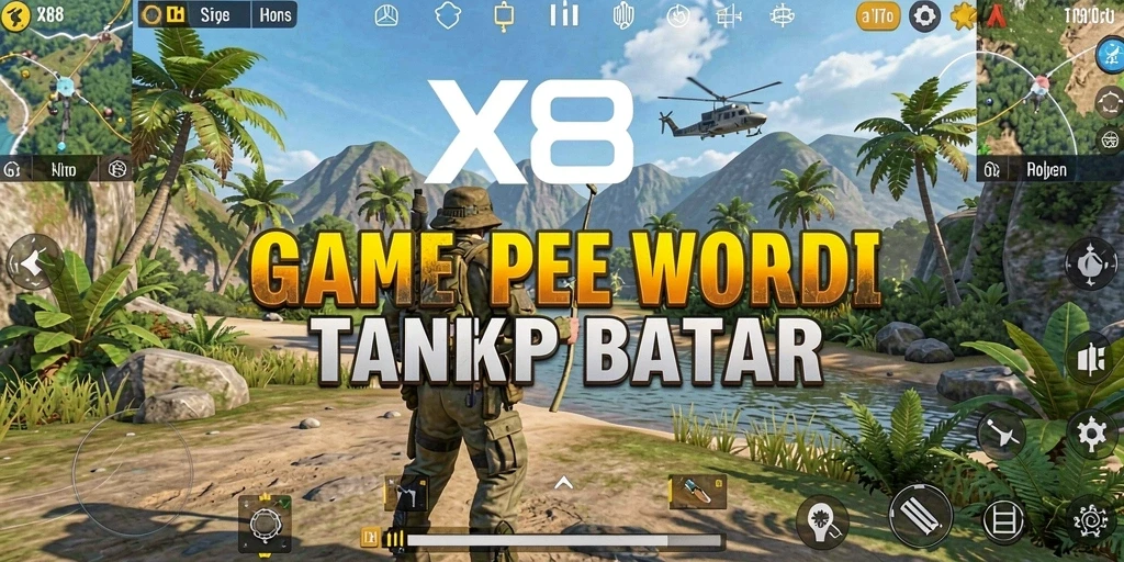 Gameplay X88 menampilkan eksplorasi dunia terbuka yang penuh petualangan.